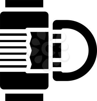 weighting gym equipment glyph icon vector. weighting gym equipment sign. isolated contour symbol black illustration