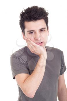 Royalty Free Photo of a Man With a Toothache
