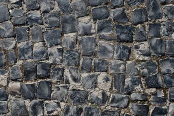 Royalty Free Photo of Blue Calada Pavement From Portugal