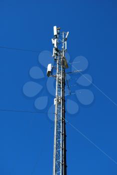 Royalty Free Photo of an Electrical Tower