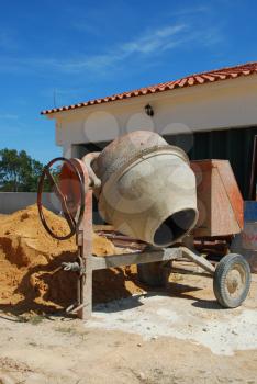 Royalty Free Photo of a Cement Mixer