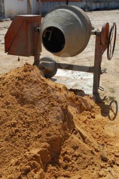 Royalty Free Photo of a Cement Mixer