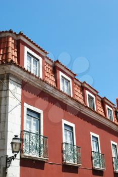 Royalty Free Photo of a Residential Building in Lisbon, Portugal