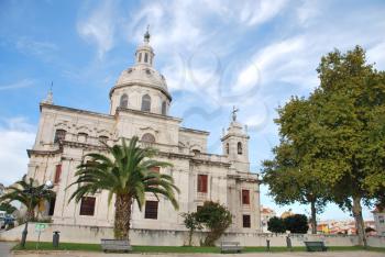Royalty Free Photo of the Memory Church in Ajuda, Lisbon

