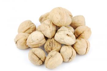 Royalty Free Photo of a Pile of Walnuts