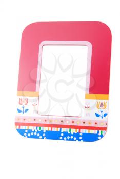 Royalty Free Photo of a Colorful Photo Frame