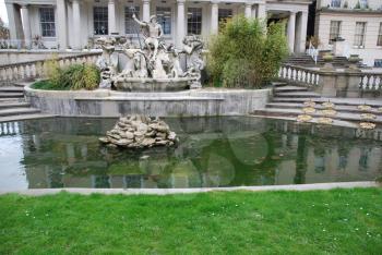 Royalty Free Photo of the Neptune Fountain in Cheltenham, England
