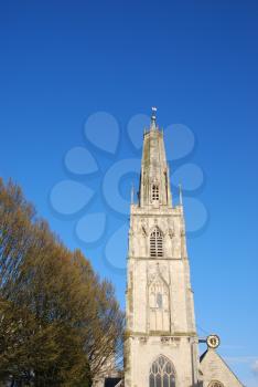 Royalty Free Photo of a St Nicholas Church in Gloucester, England