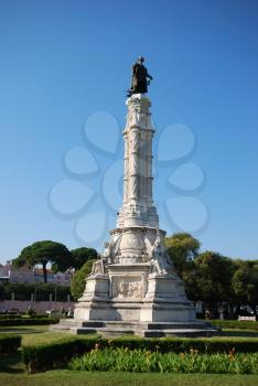 Royalty Free Photo of the Statue of Vasco da Gama in Lisbon, Portugal