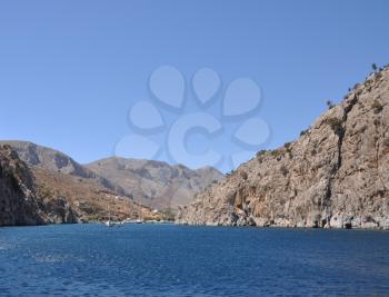 Royalty Free Photo of an Idyllic Entrance of Kalymnos Island, Greece