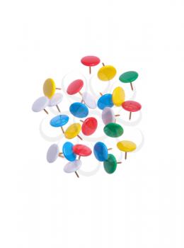 Royalty Free Photo of Colorful Pushpins 