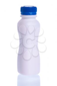 Royalty Free Photo of a White Yogurt Bottle