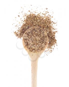 Royalty Free Photo of a Spoonful of Oregano