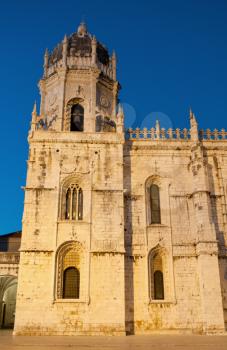 Royalty Free Photo of a Hieronymites Monastery in Lisbon Portugal