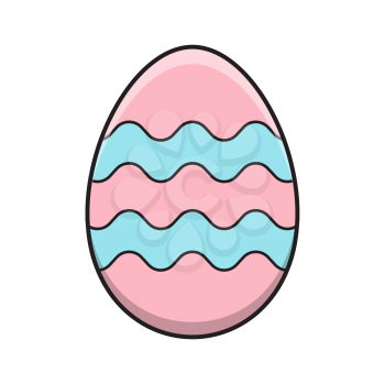 Royalty-Free Clipart Image of an Easter Egg