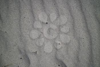 Patterns in the sand on the beach