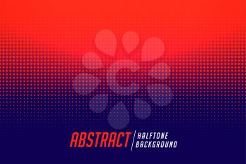 abstract red and blue halftone gradient background