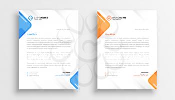 elegant letterhead design template for your business
