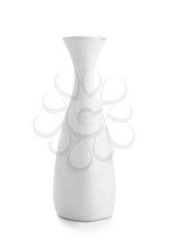 Beautiful vase on white background�