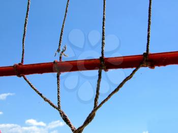Royalty Free Photo of a Knot on Rigging