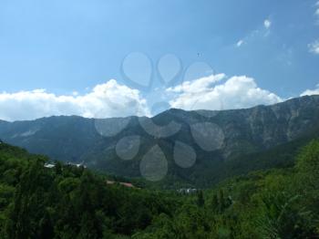 Royalty Free Photo of Mountains on the Southern Coast of Crimea