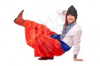 Royalty Free Photo of a Man in a Ukrainian Costume