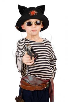 Royalty Free Photo of a Little Boy Pirate