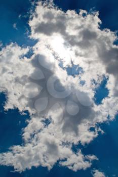 Royalty Free Photo of a Sky and Cloud Background