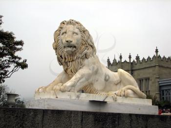 Royalty Free Photo of a Lion Sculpture in Crimea
