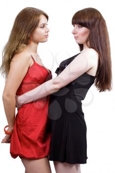 Royalty Free Photo of Two Women Embracing