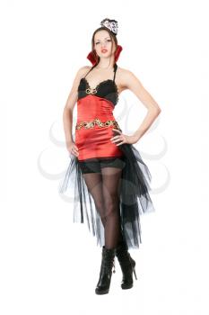 Royalty Free Photo of a Woman in Costume
