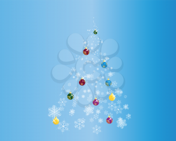 Royalty Free Clipart Image of Christmas Background