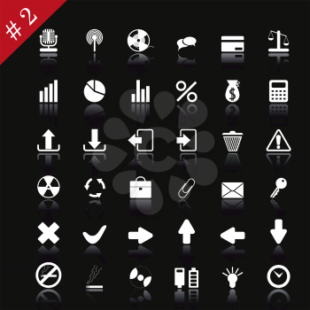 Royalty Free Clipart Image of an Icon Set