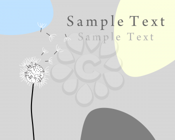Royalty Free Clipart Image of a Greeting Card Template 