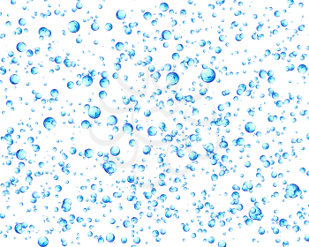 Royalty Free Clipart Image of a Background of Bubbles