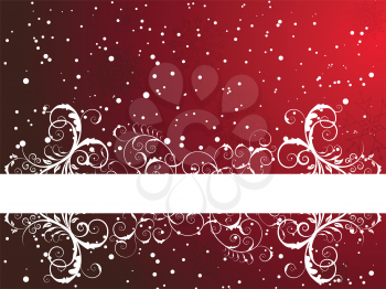 Royalty Free Clipart Image of a Winter Background
