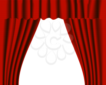 Curtain vector background