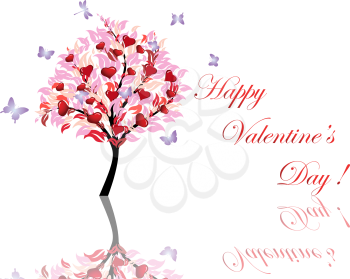 Abstract Valentine days background for design use. Vector illustration.