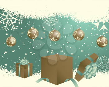 Christmas  background. EPS 10 Vector illustration  with transparency.