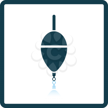 Icon of float . Shadow reflection design. Vector illustration.