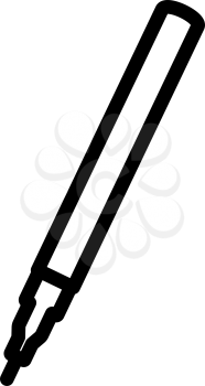 Liner Pen Icon. Bold outline design with editable stroke width. Vector Illustration.