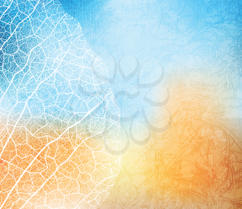 Royalty Free Clipart Image of an Abstract Nature Design