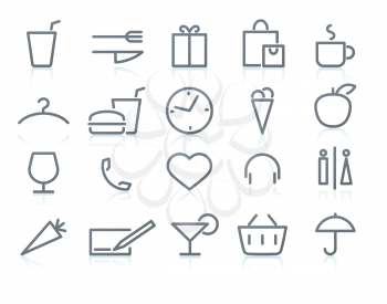 Royalty Free Clipart Image of Computer Icons