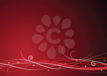 Royalty Free Clipart Image of a Red Background