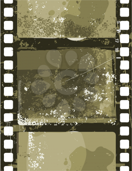Royalty Free Clipart Image of a Grunge Film Background