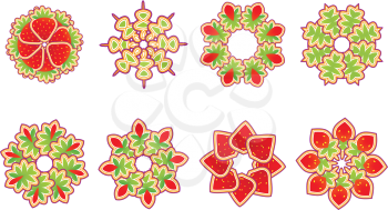 Royalty Free Clipart Image of Ornamental Elements