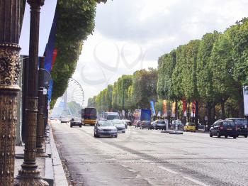Royalty Free Photo of a Street in Paris