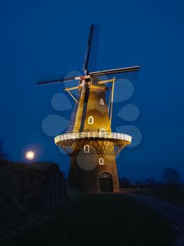 Royalty Free Photo of a Windmill in Holland