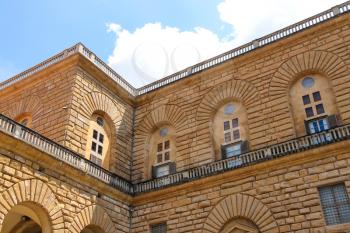 Palazzo Pitti, biggest palace in Florence. Italy