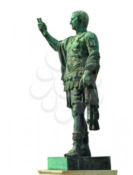 Statue of Emperor Marcus Nerva  in Rome, Italy